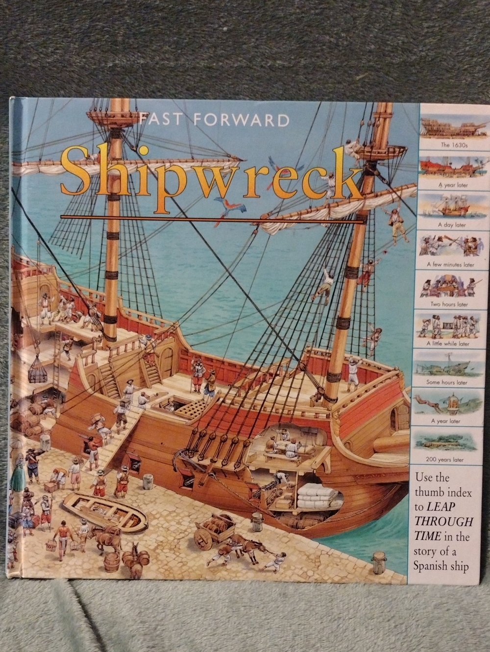 3/$15 - Shipwreck (Fast Forward) Interactive Picture Book For Children Hardcover